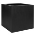 Kvetináč Block, farba čierna, viac veľkostí - PotteryPots Velikost: S - v. 30 cm