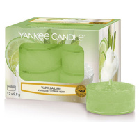 Yankee Candle, Vanilka s limetkou, Sviečky čajové,12 ks