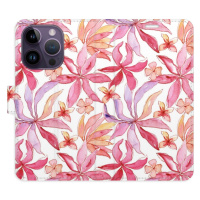 Flipové puzdro iSaprio - Flower Pattern 10 - iPhone 14 Pro
