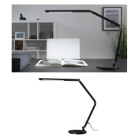 Paulmann FlexBar LED lampa na písací stôl, čierna