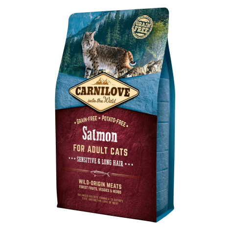 Carnilove Cat Grain Free Salmon Adult Sensitive & Long Hair 2 kg