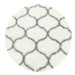 Kusový koberec Salsa Shaggy 3201 cream kruh - 200x200 (průměr) kruh cm Ayyildiz koberce