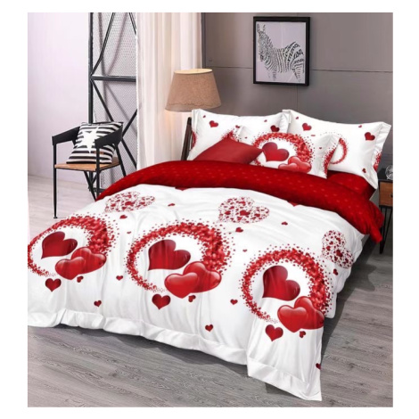 Obliečky Homa HEART&LOVE WHITE 7-dielna sada 140x200 cm Obliečky Homa HEART&LOVE WHITE 7-dielna  Home of Dreams