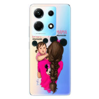 Odolné silikónové puzdro iSaprio - Mama Mouse Brunette and Girl - Infinix Note 30