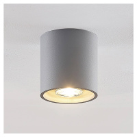 Lindby Parvin hliníkové Downlight, okrúhle, sivé