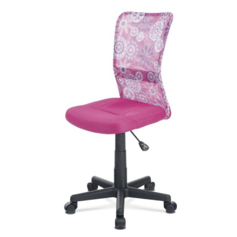 Sconto Detská stolička BAMBI ružová s motívom Houseland