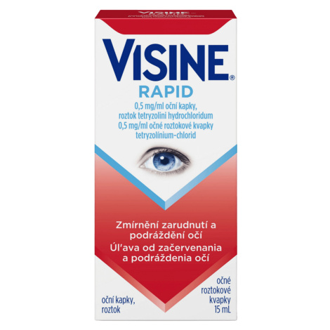 VISINE Rapid 0,5 mg/ml očné roztokové kvapky 15 ml