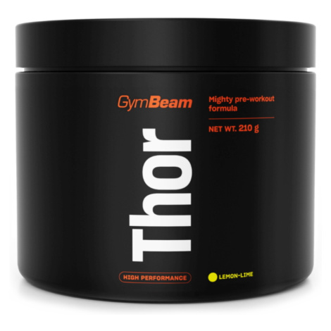 GYMBEAM Thor predtréningový stimulant citrón limetka 210 g