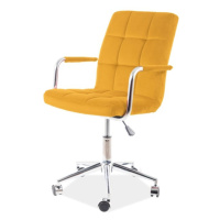 Sconto Kancelárska stolička SIGQ-022 žltá