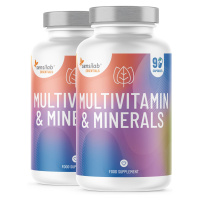 Multivitamín & minerály 1+1 ZDARMA - 180 kapsúl | Všetky výhody multivitamínu v 1 kapsule: 13 vi
