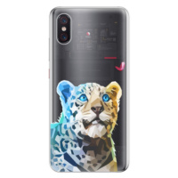 Odolné silikónové puzdro iSaprio - Leopard With Butterfly - Xiaomi Mi 8 Pro