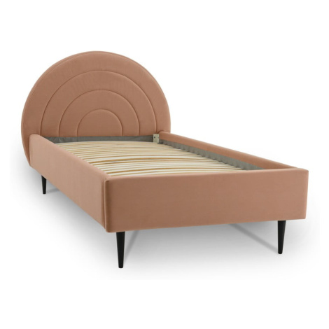 Ružová detská posteľ 90x200 cm Rainbow – Scandic