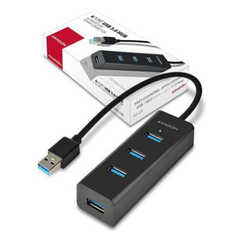 AXAGON HUE-S2B 4x USB3.0 Charging Hub, MicroUSB Charging Connector