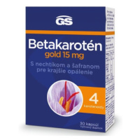 GS Betakarotén gold 15 mg s nechtíkom a šafranom 30 kapsúl