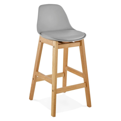 Sivá barová stolička Kokoon Elody, výška 86,5 cm KoKoon Design