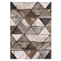Hnedý koberec Universal Istanbul Triangle, 140 x 200 cm