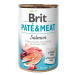 Brit Paté & Meat Salmon konzervy pre psy 6x400g