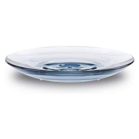 Modrá plastová nádoba na mydlo Droplet - Umbra