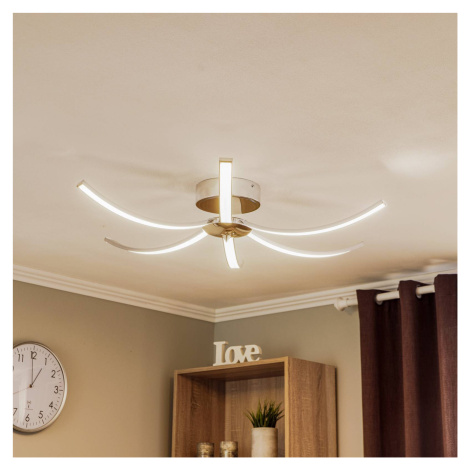 Stropné LED svietidlo Umbra 6-pl. 91 cm chróm