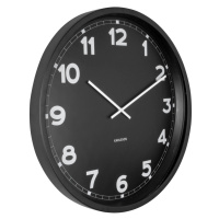 Nástenné hodiny New Classic Karlsson KA5848, čierna 60cm