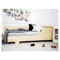 Drevená posteľ so zábranami Easy Edge rozmer lôžka: 70 x 140 cm