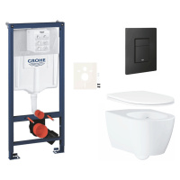 Závesný wc set do ľahkých stien / predstenová montáž Grohe Essence SIKOGRSESEKF0