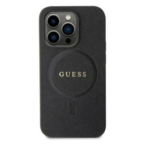 Kryt Guess GUHMP13XPSAHMCK iPhone 13 Pro Max 6.7" black hardcase Saffiano MagSafe (GUHMP13XPSAHM