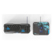 E-blue Polygon, sada klávesnice s myškou Cobra II, US, herná, a podložkou Mazer Marface S typ dr