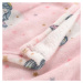 Ružová detská deka z mikroflanelu 125x150 cm Petite Etoile – douceur d'intérieur