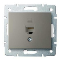 DOMO Dátová zásuvka (RJ45Cat 5e Jack) Šampanská 