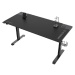 ULTRADESK Herný stôl MOMENTUM - Black, 152,5x70 cm, 75,5 cm, s XXL podložkou pod myš, držiak slu