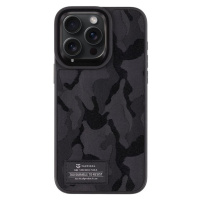 Tactical Camo Troop Kryt pre Apple iPhone 15 Pro Max Black