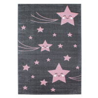 Dětský kusový koberec Kids 610 pink - 120x170 cm Ayyildiz koberce