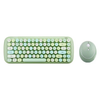 Klávesnica Wireless keyboard + mouse set MOFII Candy 2.4G (Green)