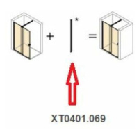 Náhradný diel Hüppe Xtensa XT0401.069