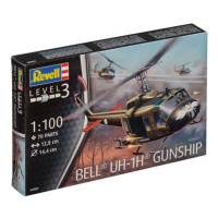 Plastic ModelKit vrtulník 04983 - Bell UH-1H Gunship (1:100)