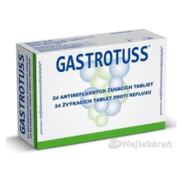 Gastrotuss tabliety žuvacie antirefluxné 24 ks