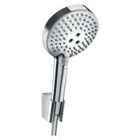 Hansgrohe Raindance Select S, sprchový set 120 3jet PowderRain s hadicou 1600 mm, chrómová, HAN-