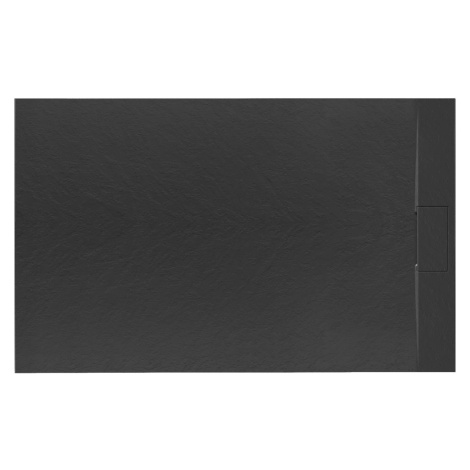 REA - Sprchová vanička Bazalt Black 80x100 REA-K3304