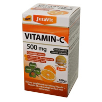 JUTAVIT Vitamín C 500 mg s vitamínom D3 2000IU a extraktom zo šípok 25 mg s príchuťou pomaranča 