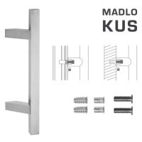 FT - MADLO kód 831Z 25x25 mm SP 600 mm 25x25 mm 800 mm, čierná matná