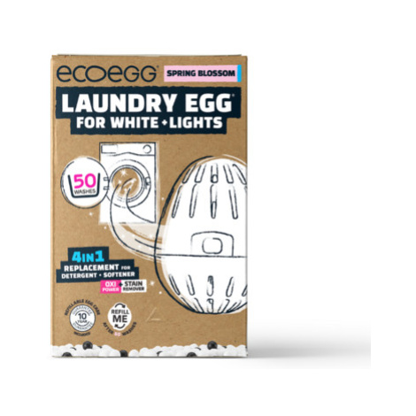 ECOEGG Vajíčko na 50 praní na bielu a svetlú bielizeň, jarné kvety