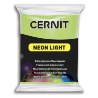 CERNIT NEON LIGHT - Polymérová hmota s neónovým vzhľadom 56 g neón žltá 930056700