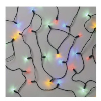LED vánoční řetěz Tradit 17,85 m barevný
