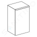 GEBERIT - Smyle Square Bočný skrinka, pánty vpravo, lesklá biela 500.359.00.1
