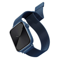 UNIQ Dante oceľový remienok Apple Watch 45/44/42mm Cobalt modrý