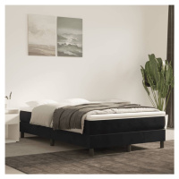 vidaXL Posteľný rám na boxspring čierny 120x200 cm zamat