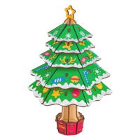 Woodcraft Drevené 3D puzzle Vianočný strom