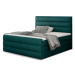 Expedo Čalúnená posteľ boxspring CARAMELLA + topper, 140x200, omega 68