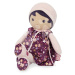 Bábika pre bábätká Violette Doll Tendresse Kaloo 40 cm vo fialových šatách z jemného textilu od 